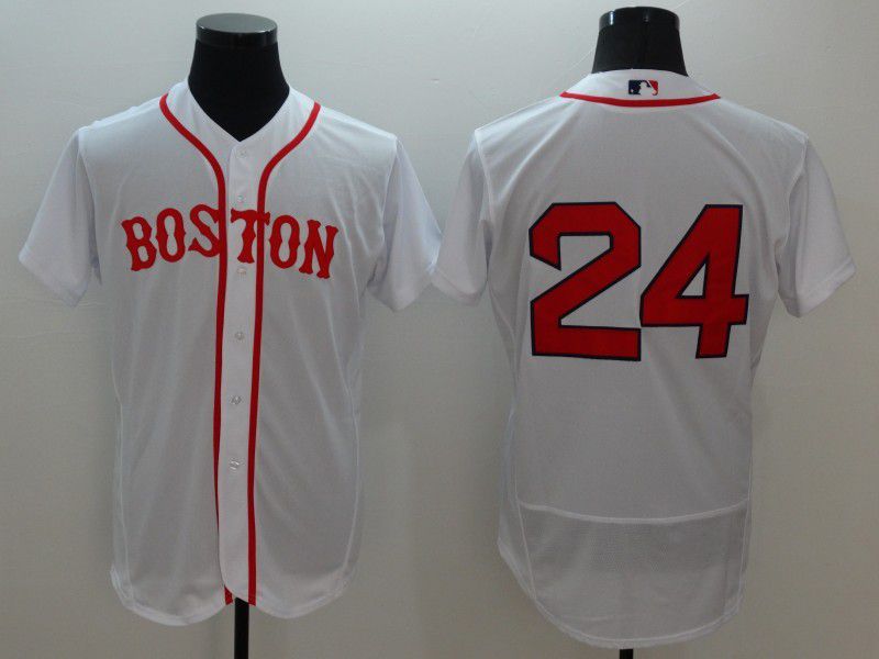 Men Boston Red Sox #24 Price White Elite 2022 MLB Jersey